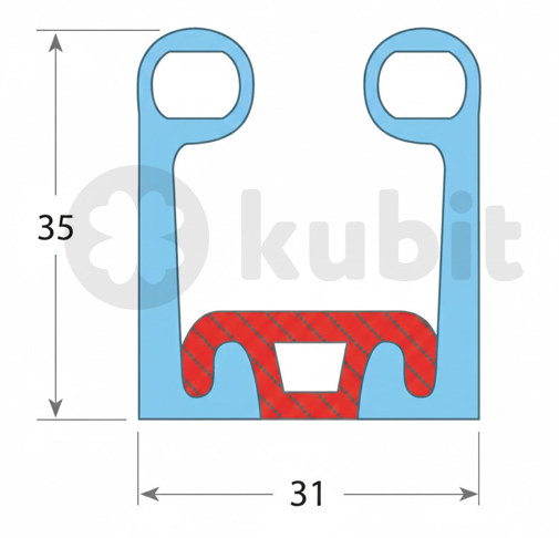 Kit Completo Burlete Serie 2340-3530/511 + Tensor PVC