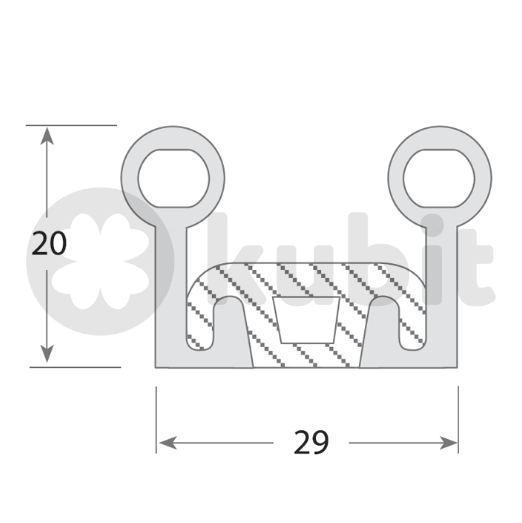 Burlete Perimetral Serie 2310 Caffsa