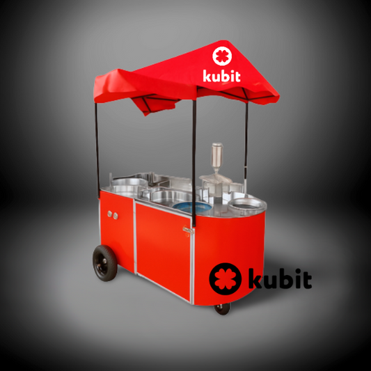 Carro de Comida Rápida con Toldo