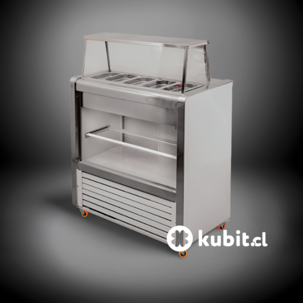 Vitrina Salsera Refrigerada 5 Depósitos - Certificada