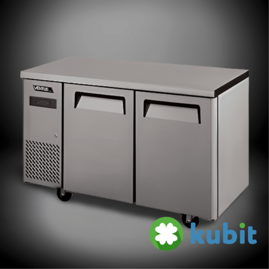 Mesón de Trabajo Refrigerado 1.5mt 2 Puertas