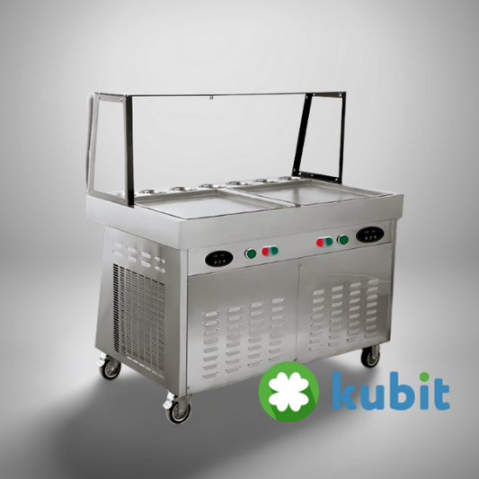 Máquina para Helado Tailandés 2 Planchas KKT-500FL-2