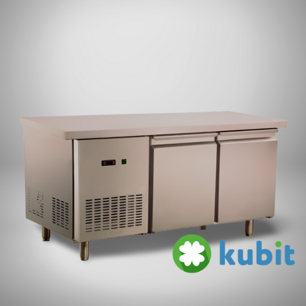 Mesón de Trabajo Refrigerado 1.4 mt 2 Puertas - Frío Forzado