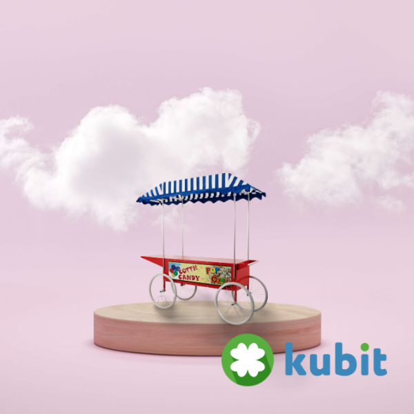 Carro para máquina de Algodón de Azucar o Popcorn