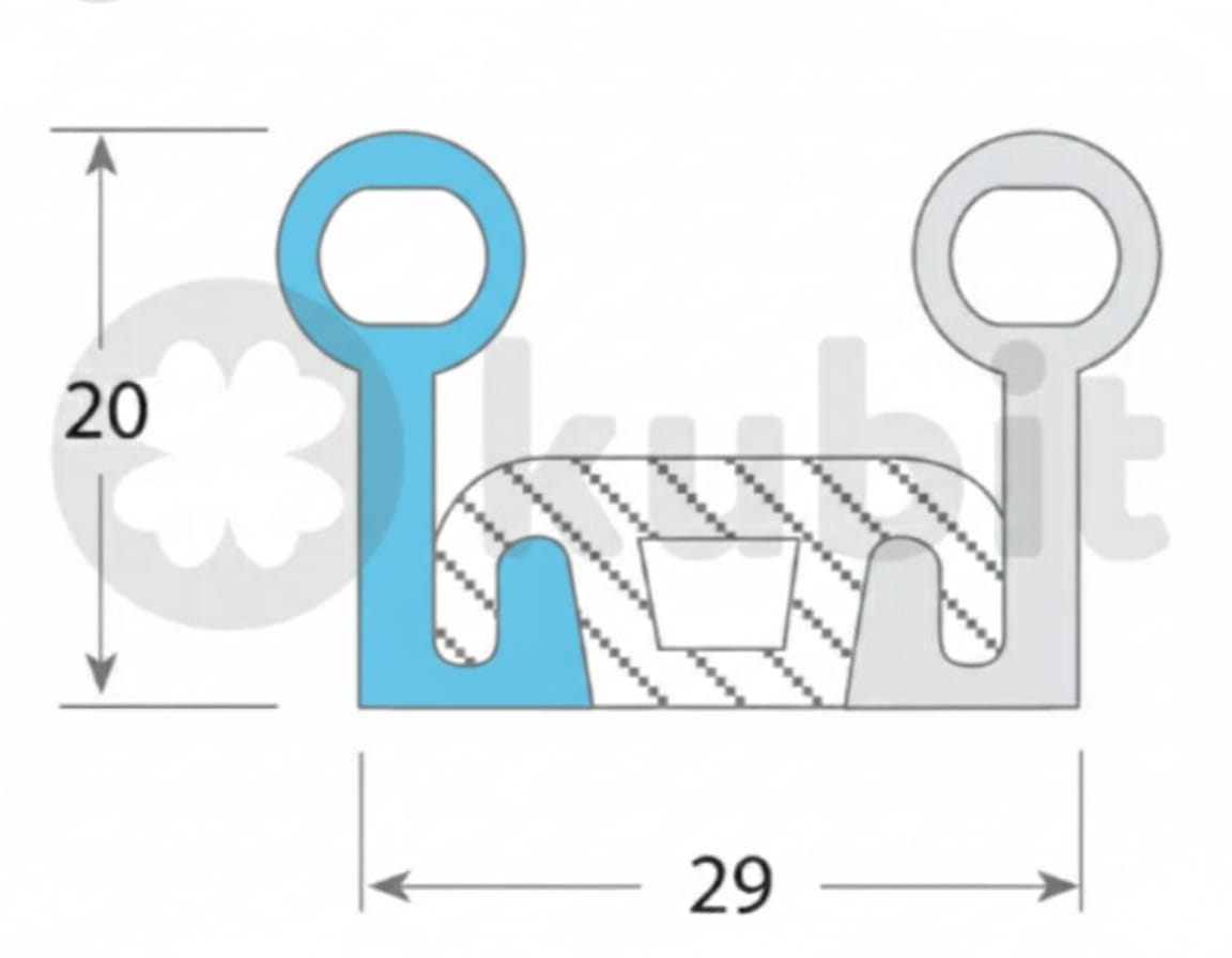 Burlete Perimetral Serie 2310 Caffsa