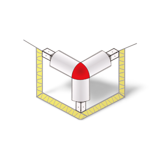 Unión Angular Triple INJ-59 EX-14 - CASTEL