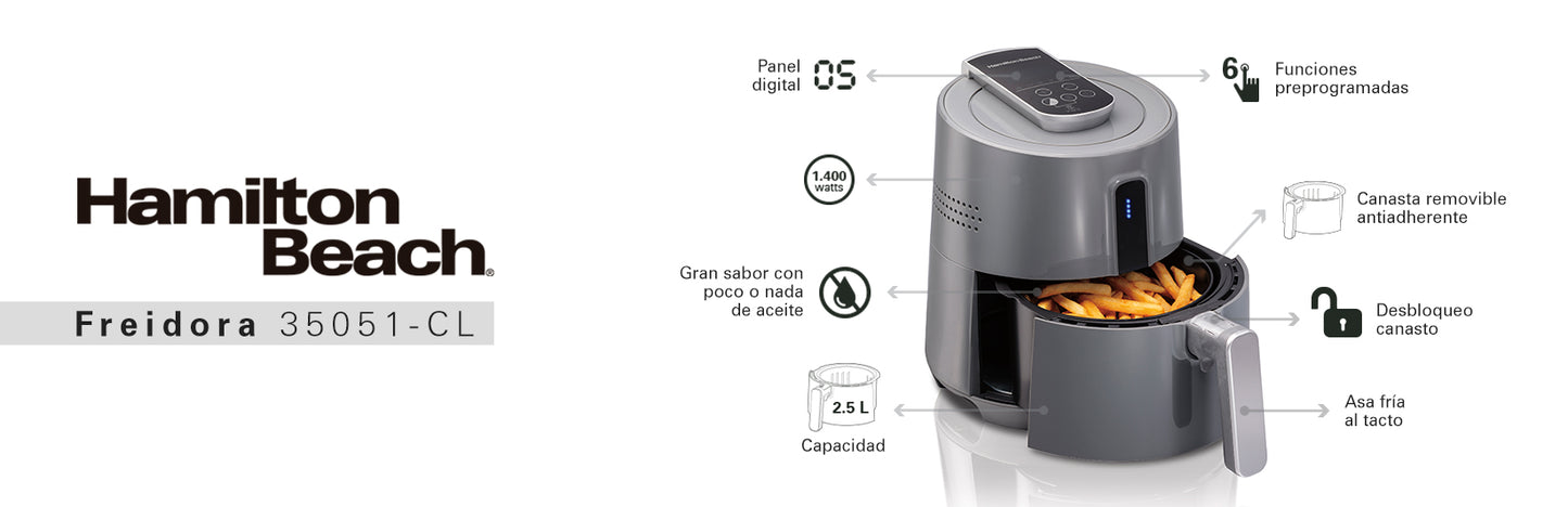 Freidora de Aire Hamilton-Beach 35051