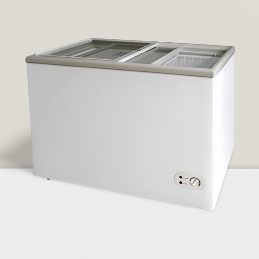 Congeladora Dual Tapa de Vidrio SD-300