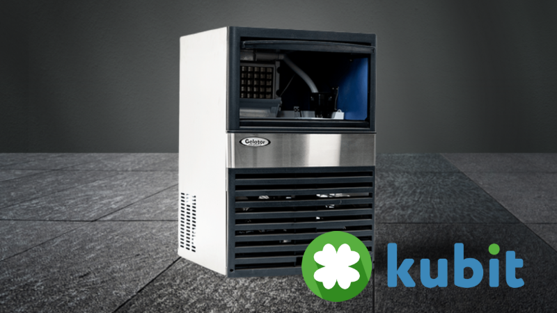 Máquina Fabricadora de Hielo en cubos 40 kilos/24hrs