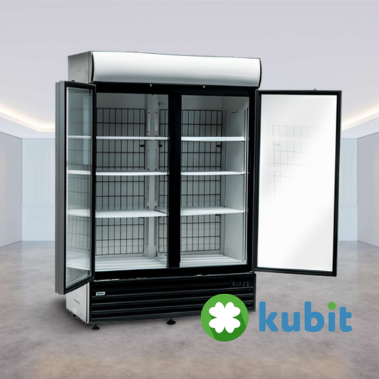 Vitrina Vertical Congelados Doble Puerta VV-38BTF Mimet