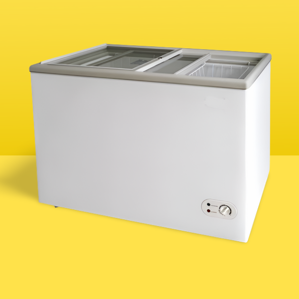 Congeladora Dual Tapa de Vidrio SD-300