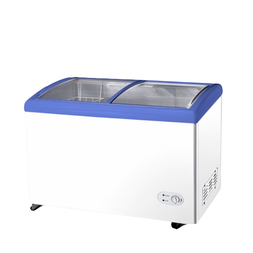 Congeladora Tapa Vidrio Curvo 350 Lts. SCD-350