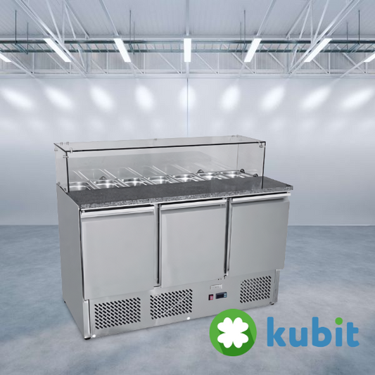 Mesón Salsero Refrigerado 140 cm