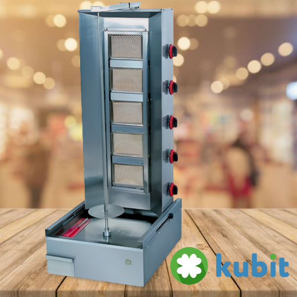 Asador Vertical Shawarma 4 Quemadores (Gas)