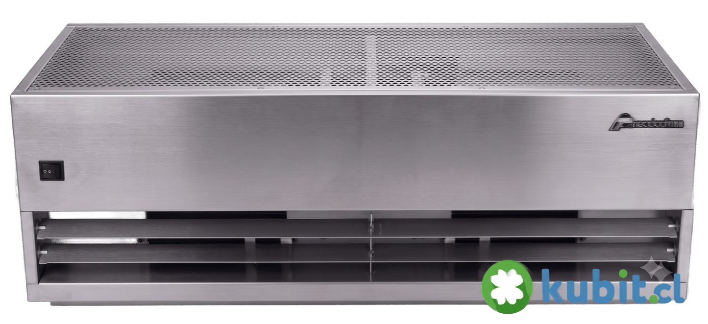 Cortina de Aire Theodor 200cm Acero Inoxidable - Línea Industrial - Trifásica