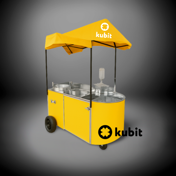 Carro de Comida Rápida con Toldo
