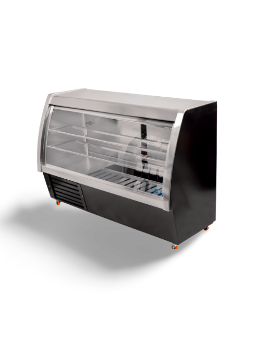 Vitrina Refrigerada Curva MC-15 (1.5 mt) Certificada - Mesón Refrigerado