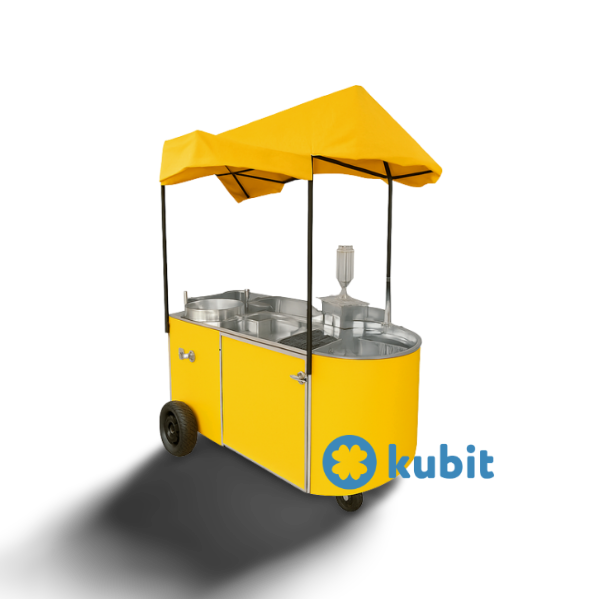 Carro de Comida Rápida con Toldo