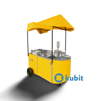 Carro de Comida Rápida con Toldo