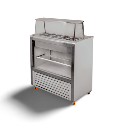 Vitrina Salsera Refrigerada 5 Depósitos - Certificada